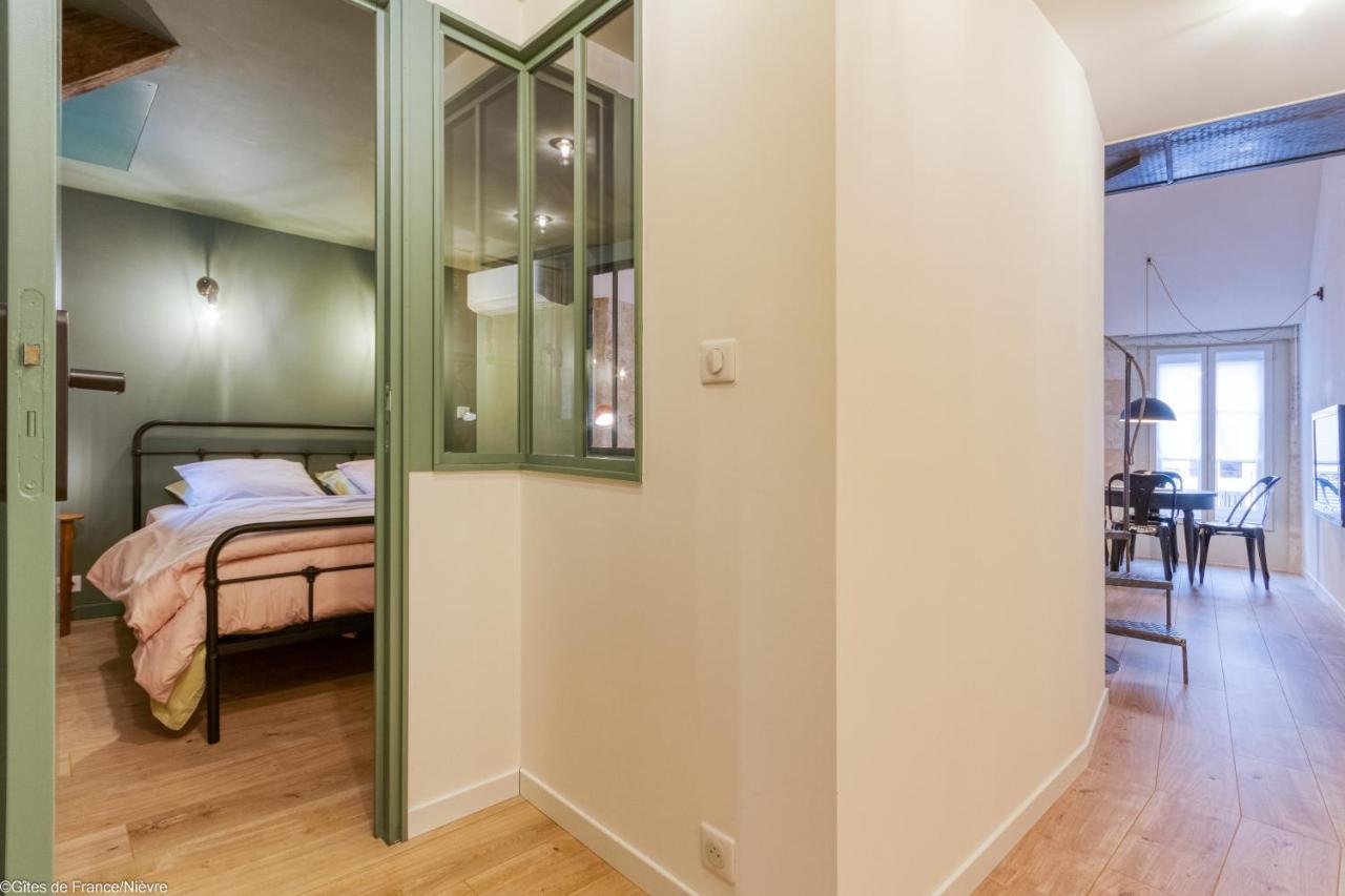 Au Noeud Vert Chambres D'Hotes 느베르 외부 사진