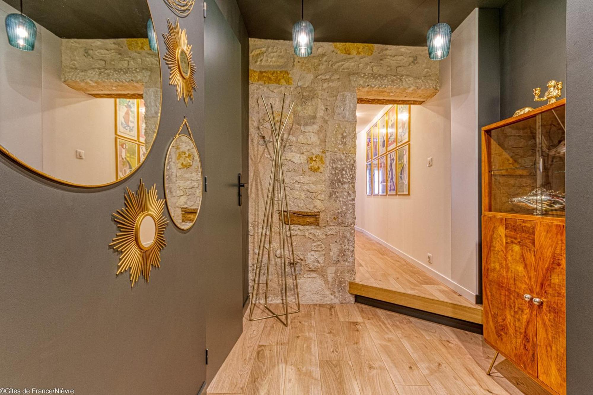 Au Noeud Vert Chambres D'Hotes 느베르 외부 사진
